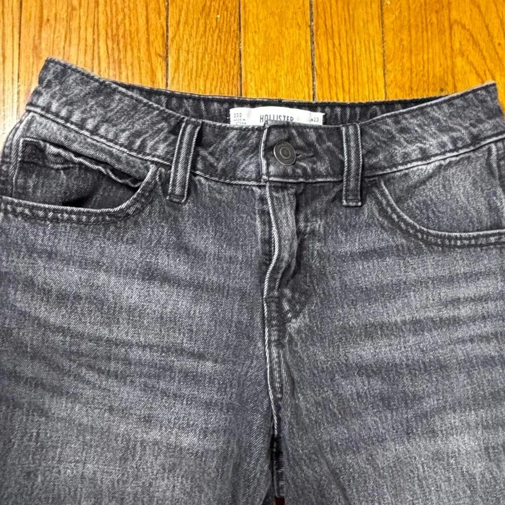 Hollister black Y2K low rise baggy shorts Streetwear skater 15x18 - Picture 2 of 8